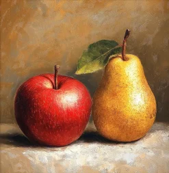 Wandbild 30 x 30 cm Colourful Fruits II