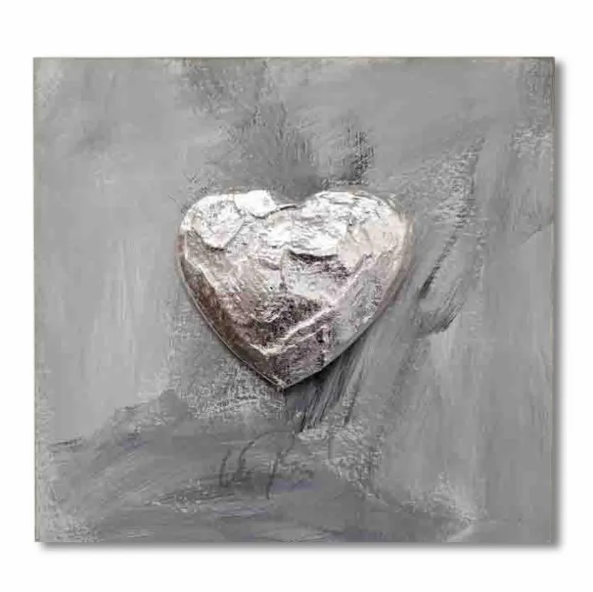 Wandbild 30 x 30 cm Herz