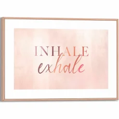 Wandbild 20 x 30 cm Inhale Exhale