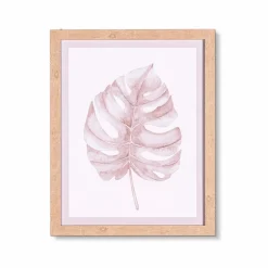 Wandbild 40 x 50 cm Monstera Blatt I