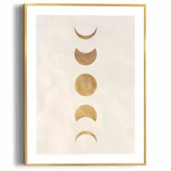 Wandbild 30 x 40 cm Moonphases