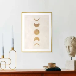 Wandbild 30 x 40 cm Moonphases