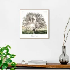 Wandbild 50 x 50 cm Morgensonne