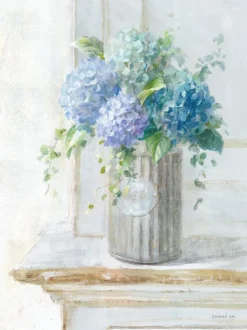 Wandbild 30 x 40 cm Morning Hydrangeas I
