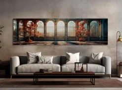 Wandbild 50 x 180 cm Orangerie III