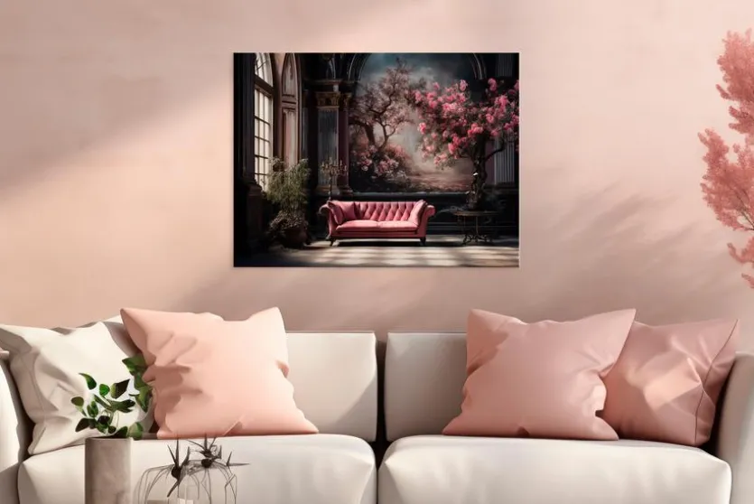 Wandbild 60 x 80 cm Pink Roses IV