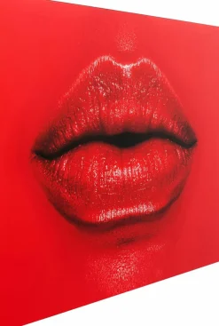 Wandbild 120 x 20 cm Red Lips 57015