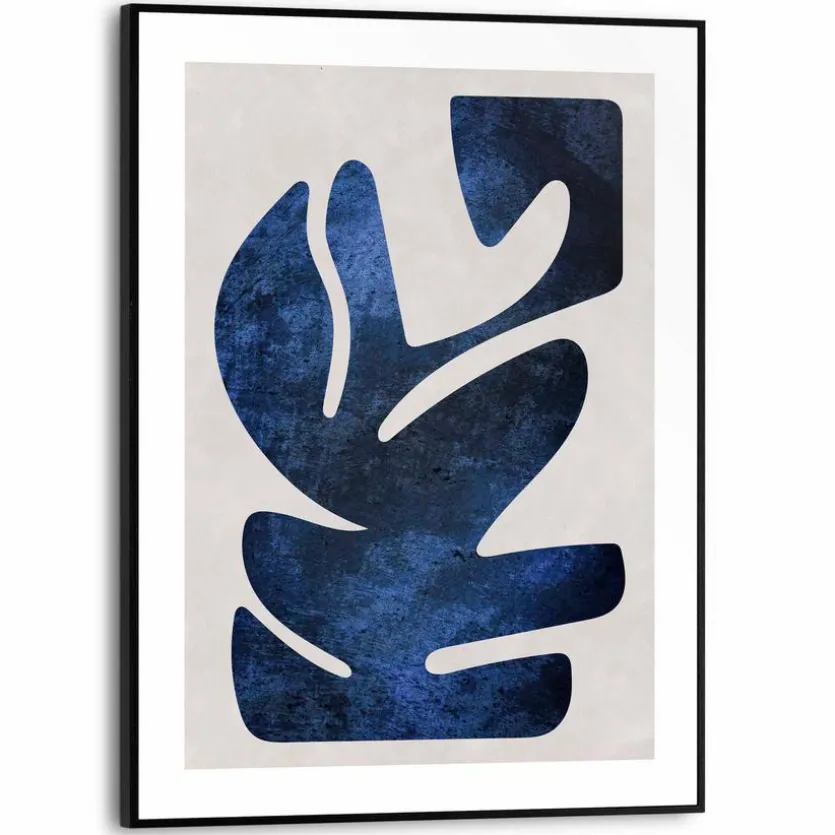 Wandbild 30 x 40 cm Resemblance Blue