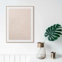 Wandbild 30 x 40 cm Sandy Circles