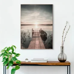 Wandbild 50 x 70 cm Scandic Jetty