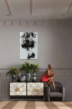 Wandbild 100 x 150 cm Smokey Hai 53816