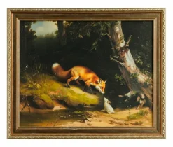 Wandbild 47,6 x 47,6 cm The Fox