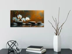 Wandbild 20 x 40 cm Warm Zen VII