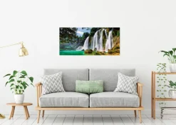 Wandbild 55 x 115 cm Waterfall VI