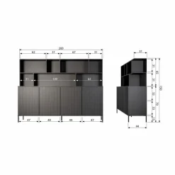 Wandschrank New Gravure