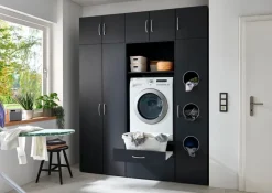 Waschmaschineneinbauschrank Multiraumkonzept