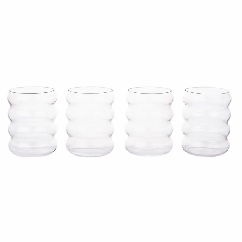 Wasserglas Bubble 4tlg.