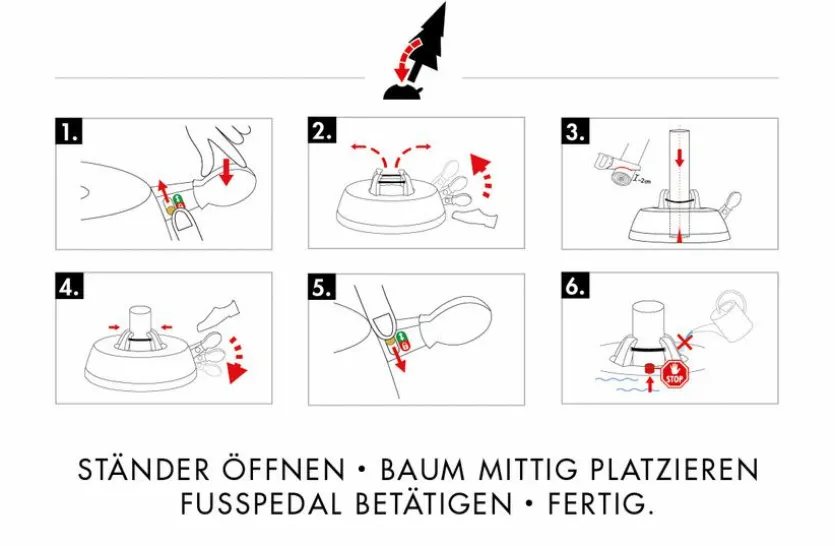 Weihnachtsbaumständer Green Line