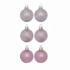 Weihnachtskugeln Glimmer 30tlg.