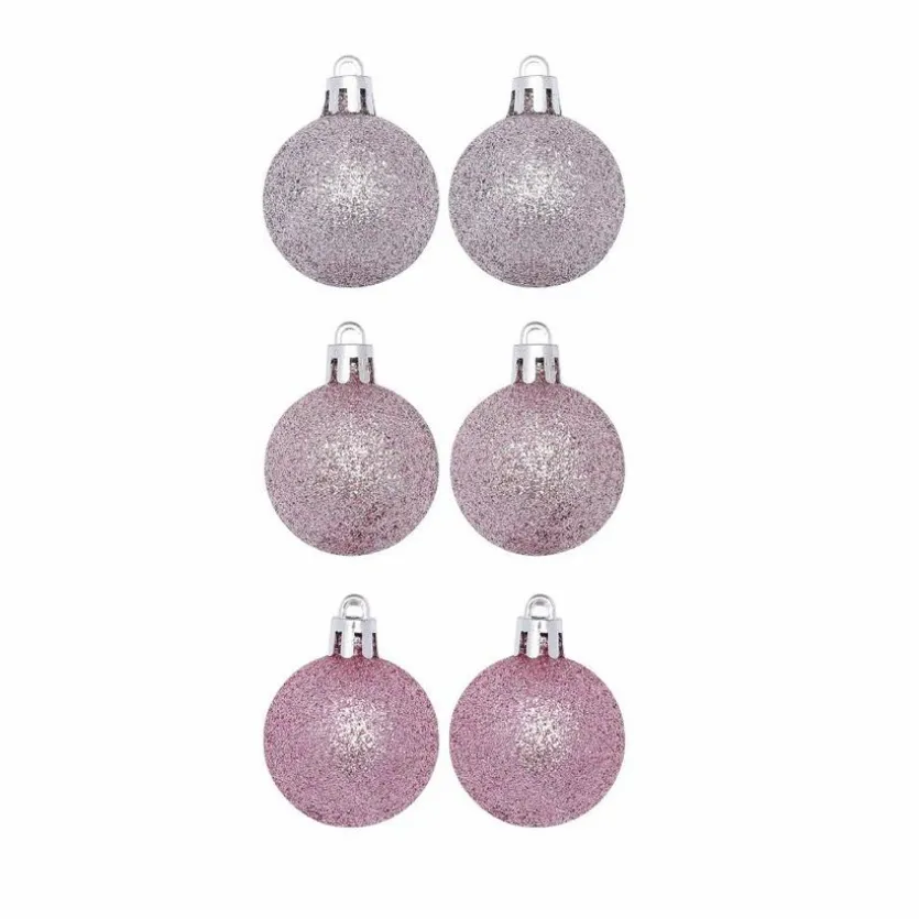 Weihnachtskugeln Glimmer 30tlg.