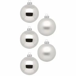 Weihnachtskugel Silver 36tlg.